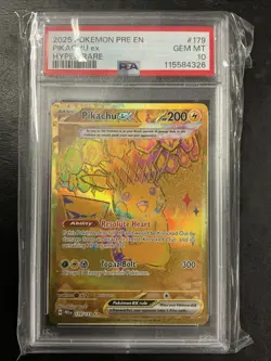 Pikachu Ex 179/131 Hyper Rare Psa 10 Pokemon - Image 1