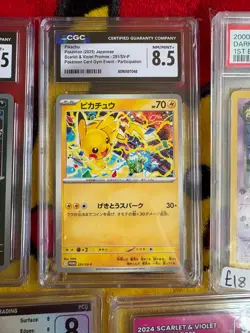 5x Graded Pokemon Slabs Bundle #6 - PSA, CGC - Gengar, Pikachu + - Image 3