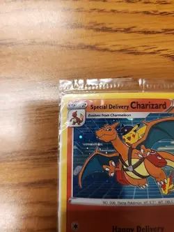2020 Special Delivery Charizard Pokemon Center Exclusive Promo SWSH075 Sealed - Image 5