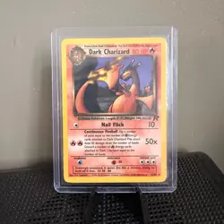 2000 Pokemon Team Rocket Dark Charizard 21/82 Non-Holo Rare - Image 1