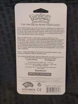 NEW 1999 Pokemon Fossil Aerodactyl Blister Pack WOTC Vintage SEALED - Image 2