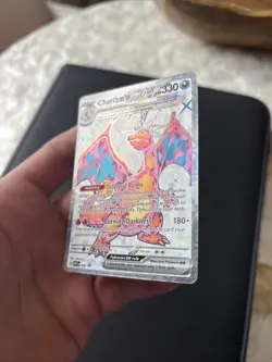 Pokemon Card - Charizard ex 056 Scarlet & Violet Black Star Promo Full Art Holo - Image 3