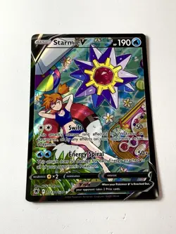Starmie V TG13/TG30 Astral Radiance Trainer Gallery Illustration Rare Pokemon NM - Image 1
