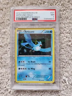 2012 Near Mint Articuno Holo 2012 Pokemon B & W Next Destinies #27 PSA 7 - Image 1