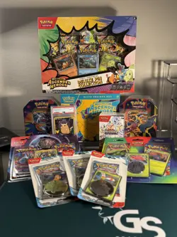 Big Pokemon Sealed Lot 💥 Ascended Heroes ETB, Pin Charizard EX Prismatic & Slab - Image 1