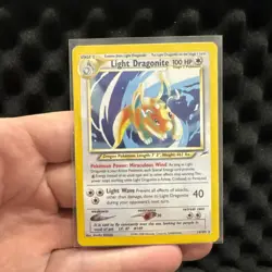 Pokemon TCG Light Dragonite 14/105 Neo Destiny Check Photos USED - Image 1
