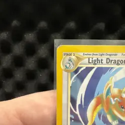 Pokemon TCG Light Dragonite 14/105 Neo Destiny Check Photos USED - Image 2