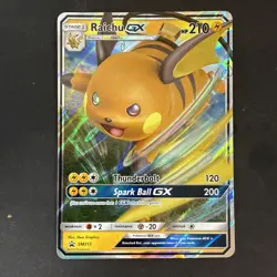 Raichu GX SM213 Black Star Promo Sun & Moon Pokemon TCG - Image 1