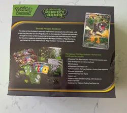Pokemon Perfect Order ETB (9 booster packs)🔥 New & Sealed IN HAND - seal ripped - Image 2
