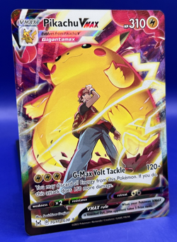 2022 Pokemon Card Swsh11: Lost Origin Pikachu VMAX TG17/TG30 Holo NM - Image 2