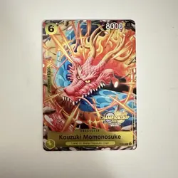 Kouzuki Momonosuke P-064 2024 Championship Tournament Promo Prize One Piece Card - Image 1