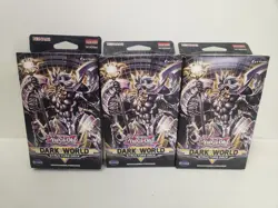Konami Yu-Gi-Oh! TCG Structure Deck Dark World Trading Card Game Sealed Set X3 - Image 1