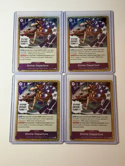Divine Departure OP13-076 Event 4 Card Play Set Lot - Image 1