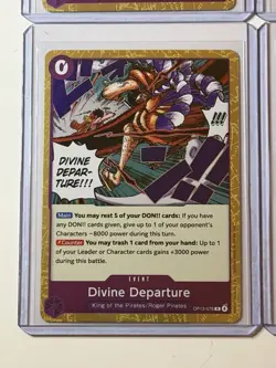 Divine Departure OP13-076 Event 4 Card Play Set Lot - Image 4