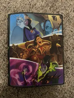 Disney Lorcana TCG - The First Chapter Villains Binder with Promo Card and more - Image 1
