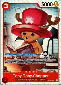 One Piece Card Tony Tony Chopper OP08-007 English NM - Image 1