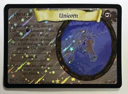Harry Potter TCG Base Set Trading Cards Unicorn 20/116 Holo Foil Unplayed - Image 1