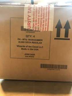 Magic The Gathering Warhammer 40K Commander Deck Sealed Case - Image 2
