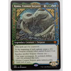 Koma, Cosmos Serpent, Showcase, Kaldheim (KHM) #326 NM MTG - Image 1