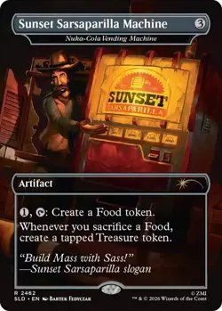 Sunset Sarsaparilla Machine Cola Vending Machine R Secret Lair Drop Series FOIL - Image 1