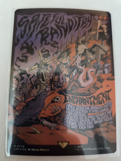MTG, Spiteful Banditry (Borderless Poster) foil -: the Lord of the rings NM - Image 1