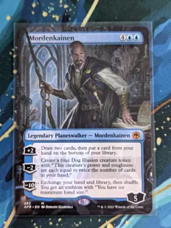 MTG Mordenkainen BORDERLESS - NM - D&D Adventures in the Forgotten Realms - Image 1
