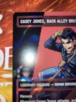 Casey Jones, Back Alley Brute (Borderless) (Surge Foil) Commander: Teenage... - Image 2
