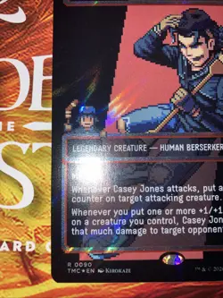 Casey Jones, Back Alley Brute (Borderless) (Surge Foil) Commander: Teenage... - Image 3