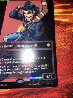 Casey Jones, Back Alley Brute (Borderless) (Surge Foil) Commander: Teenage... - Image 4