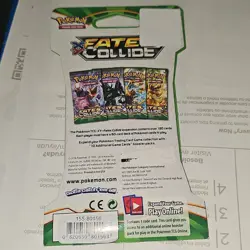 Pokemon TCG Fates Collide Booster Pack (1) 10 Cards Mega Lucario 2016 Sealed - Image 2
