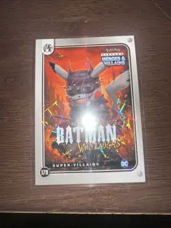 Batman (Pikachu) #178 Lazer Holo - Heros & Villains Flash Edition Pokemon - Image 1