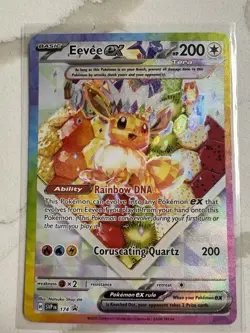 Eevee ex SVP 174 Black Star - Prismatic Evolutions SPC - Promo Pokemon Card - Image 1
