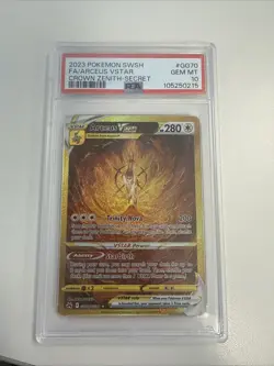 Pokemon 2023 Arceus VSTAR GG70 Full Art Secret Crown Zenith GEM MINT PSA 10 - Image 1