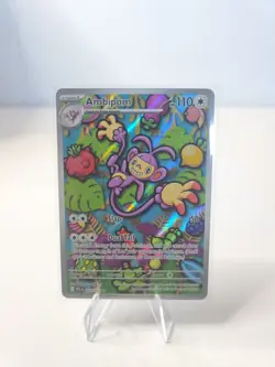 Ambipom 107/094 Illustration Rare Pokemon ME Phantasmal Flames NM - Image 1