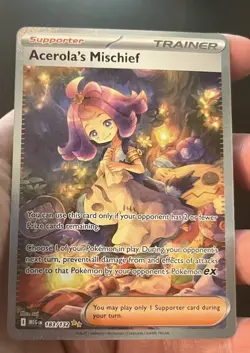 Pokemon Acerola's Mischief Me01: Mega Evolution 183/132 Special Illustration Ra… - Image 1