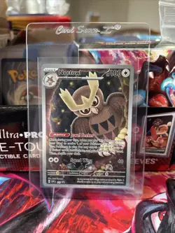 2024 Pokemon Noctowl BS Promo SVP EN 141 Full Art Holo Minty - Image 1