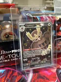 2024 Pokemon Noctowl BS Promo SVP EN 141 Full Art Holo Minty - Image 2