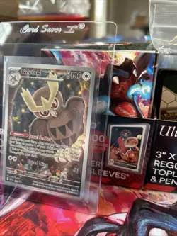 2024 Pokemon Noctowl BS Promo SVP EN 141 Full Art Holo Minty - Image 3
