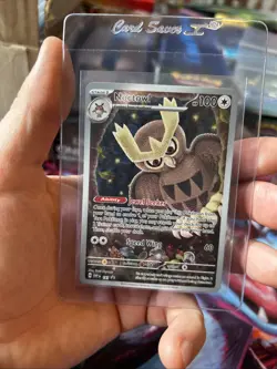 2024 Pokemon Noctowl BS Promo SVP EN 141 Full Art Holo Minty - Image 4