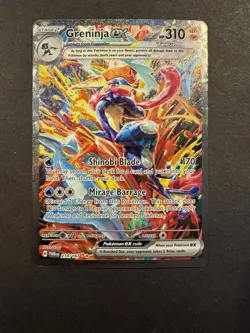 Greninja ex 214/167 Sv06 Twilight Masquerade Holo Full Art Pokemon NM/MINT - Image 1