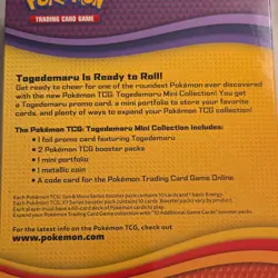 Pokemon Togedemaru Collection Booster Packs Foil Promo Portfolio Coin Code - Image 3