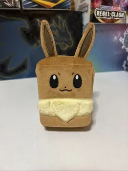Eevee Plush Deck Box From Pokemon Prismatic Evolutions Super Premium Collection - Image 1