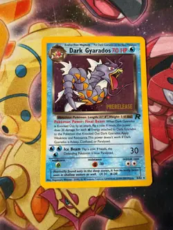Pokemon TCG | Dark Gyarados 8/82 | Team Rocket PRE RELEASE Holo Rare - Image 1