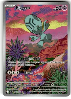 Pokemon TCG SV: Black Bolt #120/086 Elgyem NM - Image 1