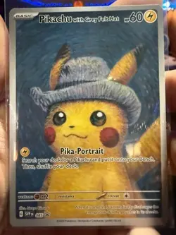 Pikachu with Grey Felt Hat #85 | Pokemon Promo/Magikarp #203 | Pokemon Paldea Ev - Image 1