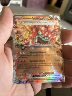 Pokemon TCG Heartflame Mask Ogerpon ex 40/167 Twilight Masquerade - NM - Image 1