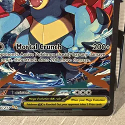 Pokemon TCG Ascended Heroes Mega Feraligatr EX 274/217 SIR Mint - Image 3