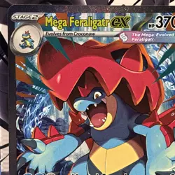 Pokemon TCG Ascended Heroes Mega Feraligatr EX 274/217 SIR Mint - Image 5