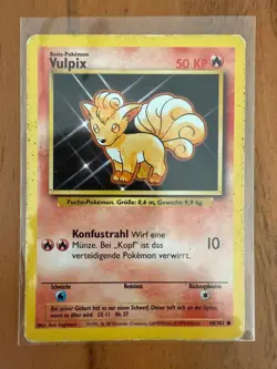 Pokemon · Vulpix · Basis-Set · 68/102 · Deutsch · 1999 · Karte · BS 68 - Image 1