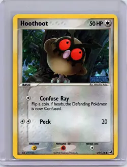 Hoothoot Reverse Holo (59/115) - Pokemon TCG - Unseen Forces - LP - Image 1